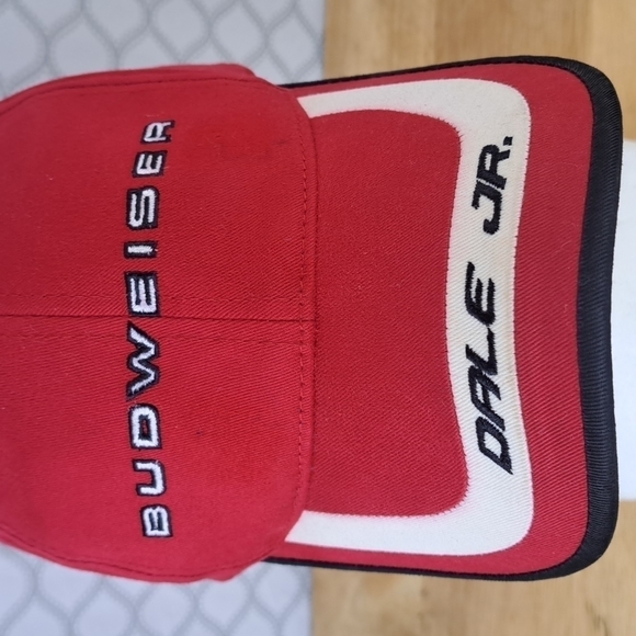 Dale Earnhardt Jr. Budweiser #8 Bud racing Nascar Winners Circle red hat - Picture 2 of 9